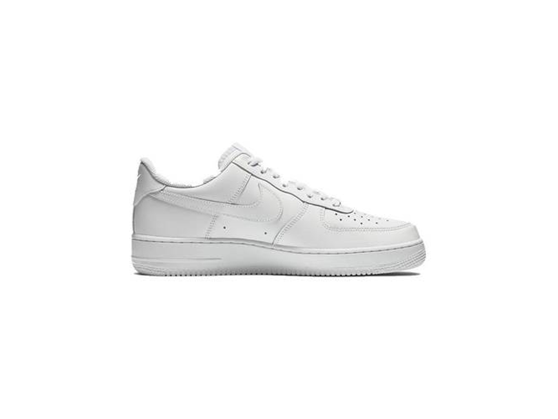 Tenis nike branco best sale couro