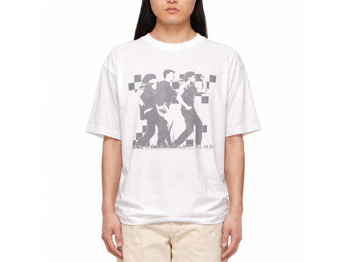 Rockinstone Breakfast Club Movie Waddle White Adult T-shirt Size:xl