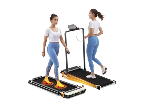 Esteira Dobrável Akluer 520a B Duas Faces Função Massagem Compacta Espaço Otimizado Fitness Casa