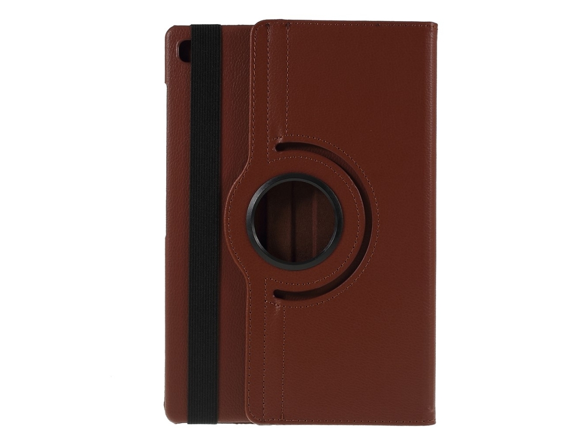 Capa giratória 360° para Samsung Galaxy Tab S5e, marrom