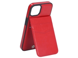 Capa de Telefone de Couro premium com carteira e porta cartão EOOCOO