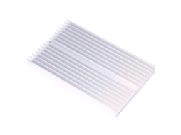 Dissipador de calor de alumínio DIY 100x60x10mm, grade | Sem marca