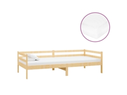 Sofá cama com Colchão 90x200 Cm Pinho Maciço MAISON EXCLUSIVE