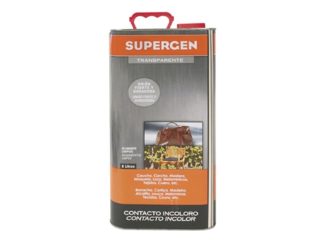 Pegamento supergen incoloro 5 litros