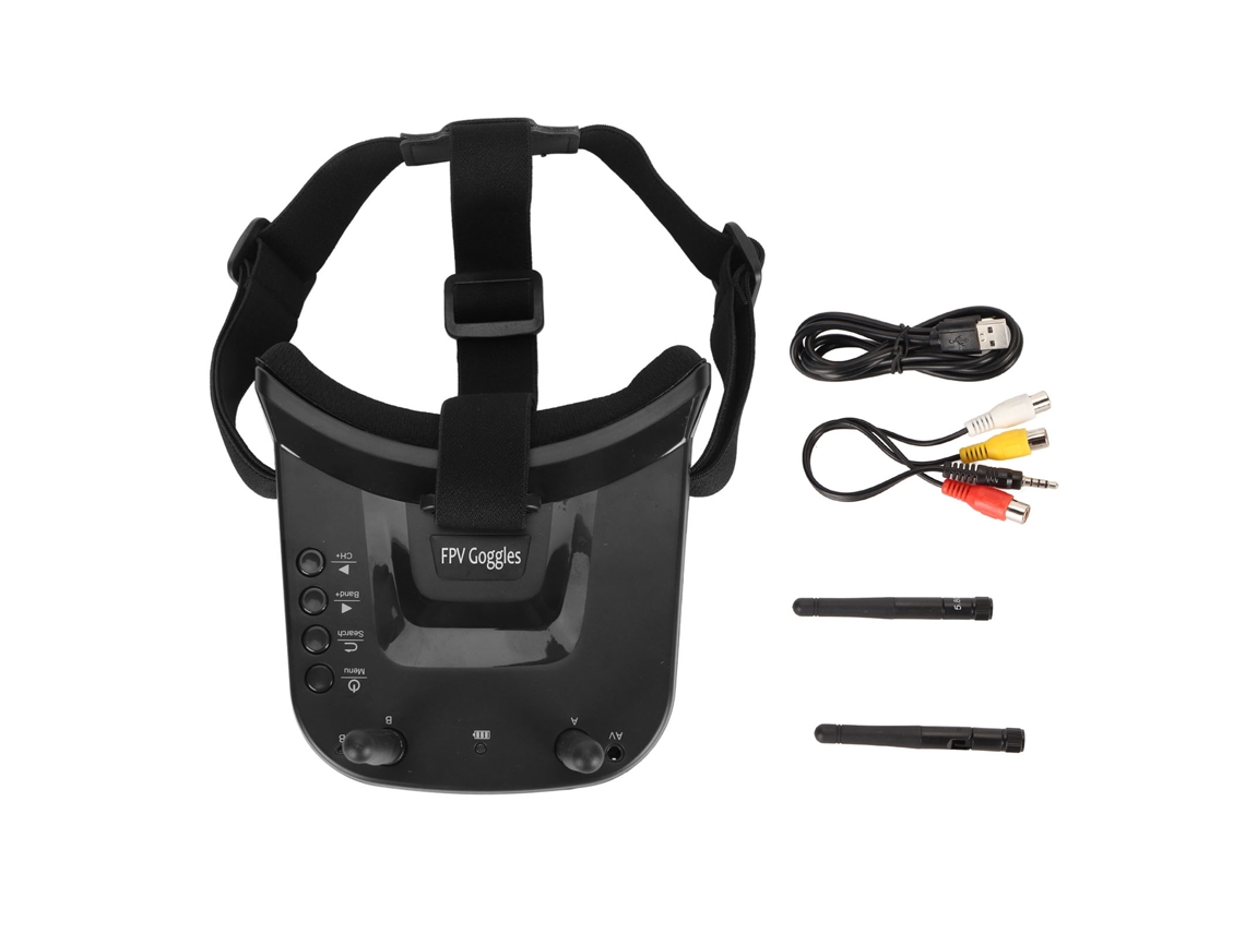 Óculos de Vídeo Fpv LAXISCREED 5.8ghz 40ch 3" 480x320