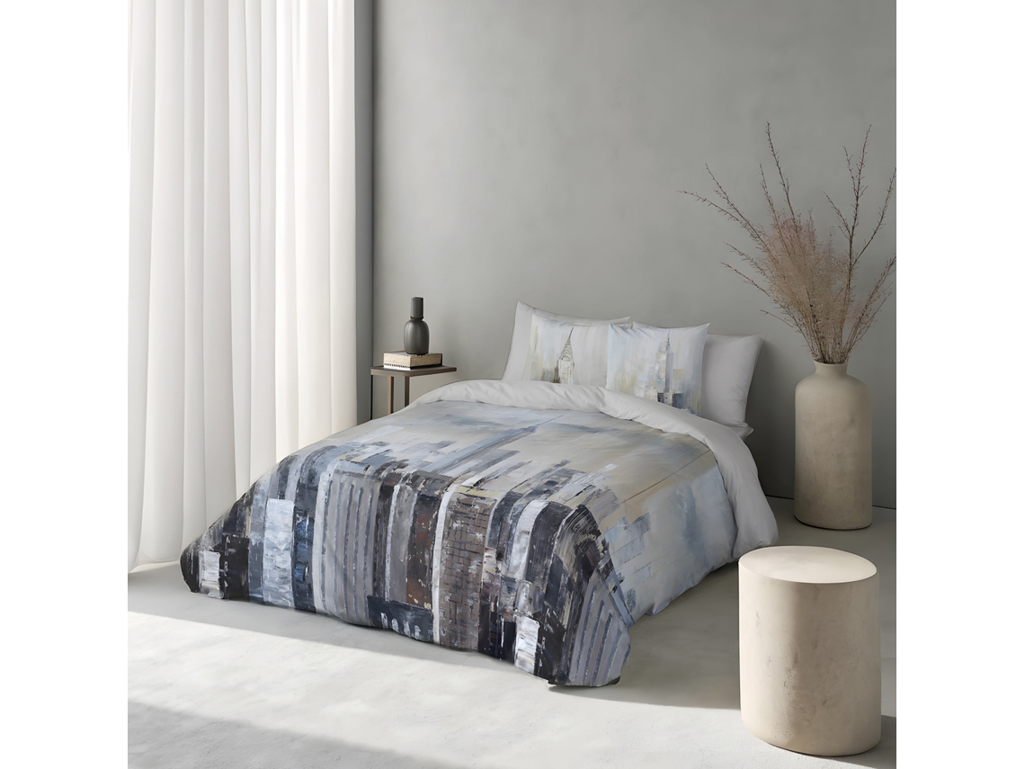 Capa De Edredão Estampada Ny Paint Para Cama 180