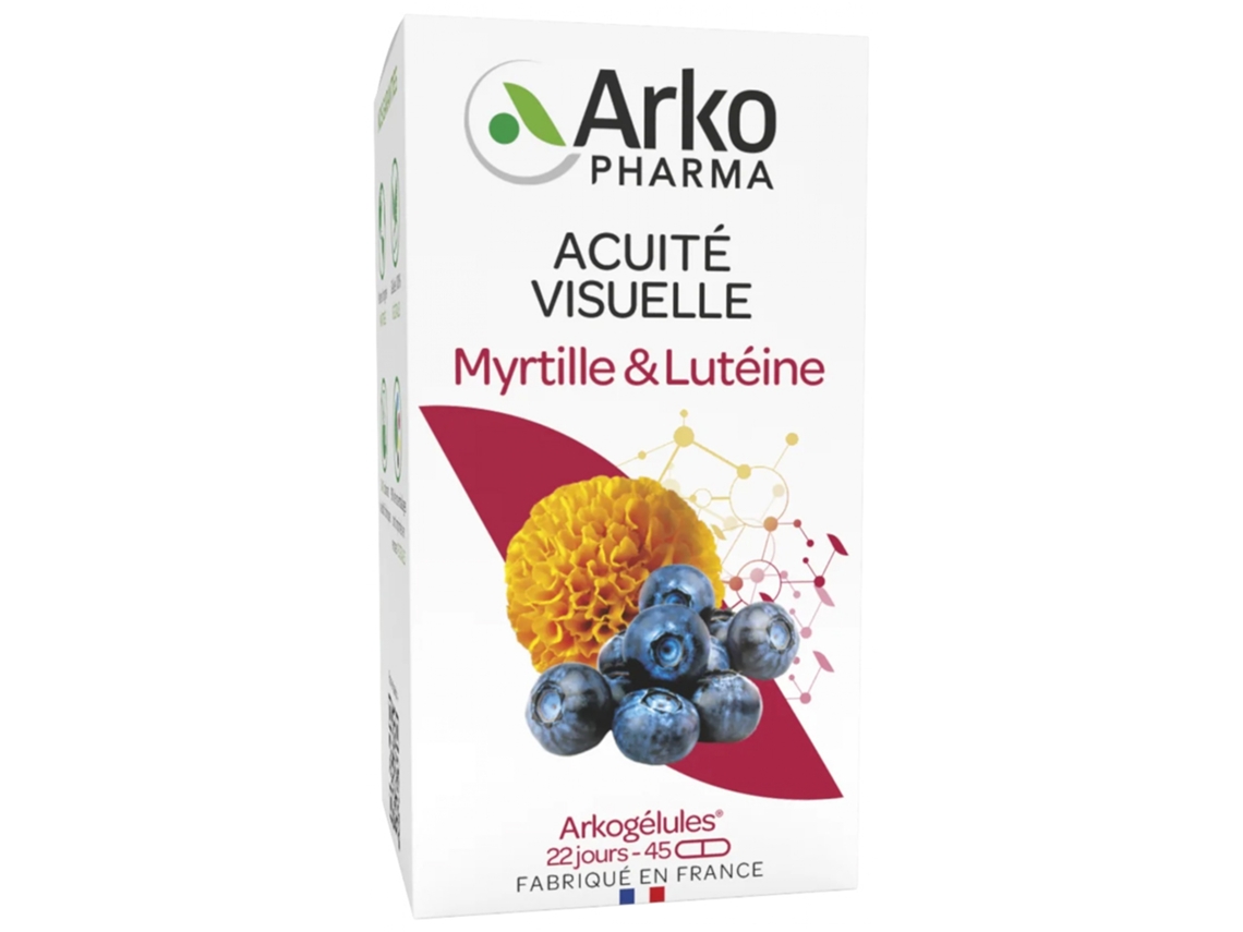 Arkogélules Myrtille e Lutéine 45 Cápsulas ARKOPHARMA