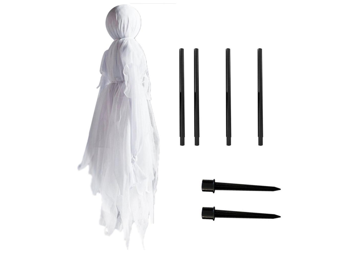 Laxiscreed Fantasma Iluminado A Bateria Para Decoração De Halloween Em Interior E Exterior