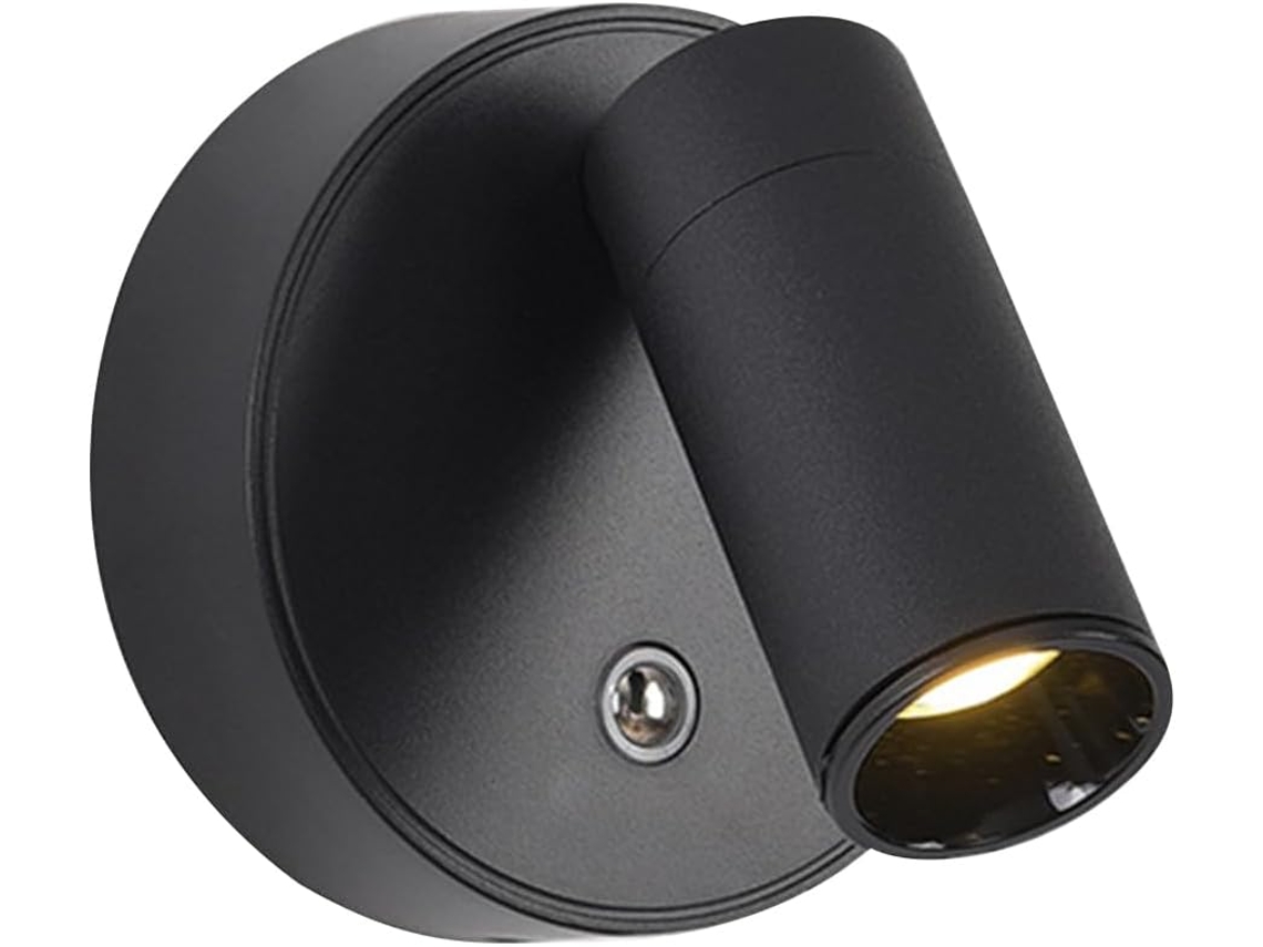 Luminária De Parede Giratória Estilo Moderno, Recarregável Via Usb 1800mah, Ideal Para Leitura Ao Lado Da Cama, Com