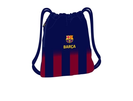 Saco Mochila Com Cordas Fc Barcelona Azul Grená 35 X 40 X 1 Cm