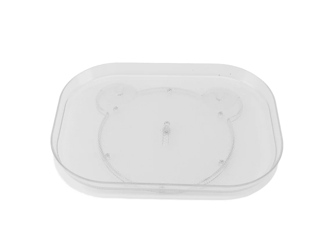 Organizador De Plataforma Giratória Para Geladeira Com Fundo Antiderrapante, Bandeja De Armazenamento Giratória De 360 Graus Para Lanches, Especiarias