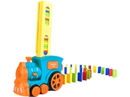 Jouet Trem Dominó | Train Domino Com Son,jouet Voiture Mega Pack Dominos Blocs Construction Empilant Gokoco