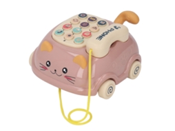 Brinquedo de Telefone para Bebê com Sons Múltiplos e Voz S/MARCA