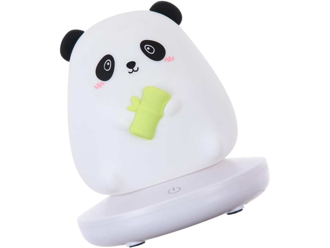 Luminária Noturna De Silicone Recarregável Via Usb Em Formato De Animal, Abajur De Cabeceira 10x10x12,8 Cm