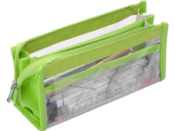 Estojo para Lápis, Grande, Transparente, Impermeável, Pvc, Escolar, Escritório, Estudantes, Meninas AQUAFORGE