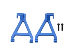 Braço inferior traseiro de suspensão de liga de alumínio para carro rc 1/16 slash4wd azul acessório rc S/MARCA