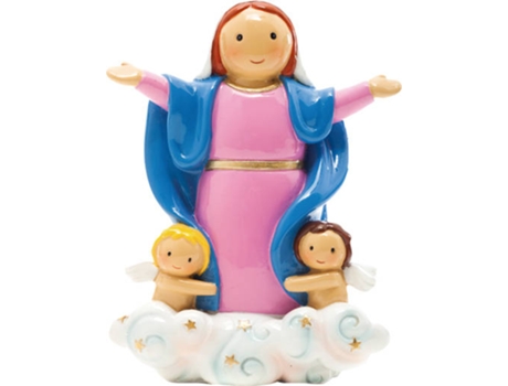 Figura Decorativa LITTLE DROPS OF WATER Nossa Senhora da Ascenção (Azul - Resina)