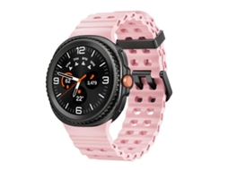 Bracelete Para Samsung Galaxy Watch 8/8 Classic - Silicone Com Fecho De Liberação Rápida No Estilo Oceano Clássico - Rosa Claro