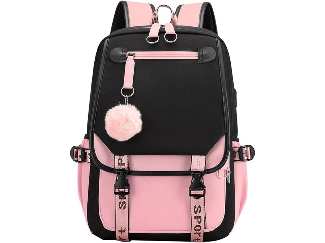 2026 mochila Escolar para Adolescentes com Porta de Carregamento Usb, Design Colorido, Resistente À Água, 16 Polegadas