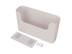 Estante de almacenamiento de PP, organizador de cubiertos de pared para baño y cocina, diseño de llamarada solar