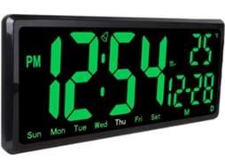 Despertador Digital Led Funcional Com Visor De Temperatura, Que Adiciona Um Toque De Estilo A Qualquer