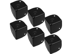 Protetores De Canto Metal Cromado Toddmomy, Conjunto De 6 Peças, Duráveis E Decorativos Para Cantos De Mesas