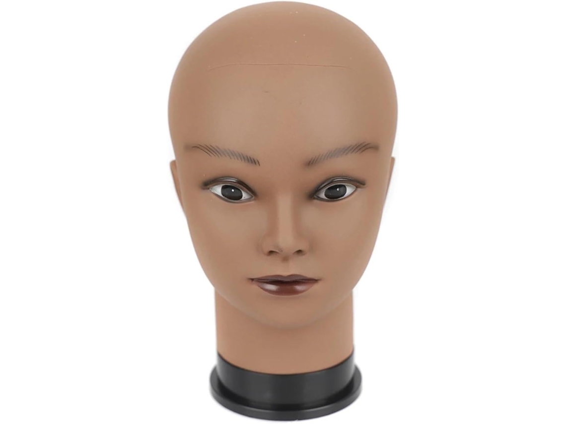 Cabeça de Manequim SFUSHOS | Feminina, Afro, Careca, Perucas, Chapéus, Expositores