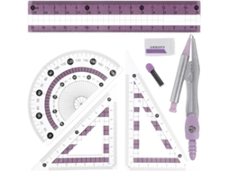 Régua Flexível de 30 cm, Portátil, para Transferência de Dados, Desenho e Medição, em Plástico e Ferro, para Estudantes