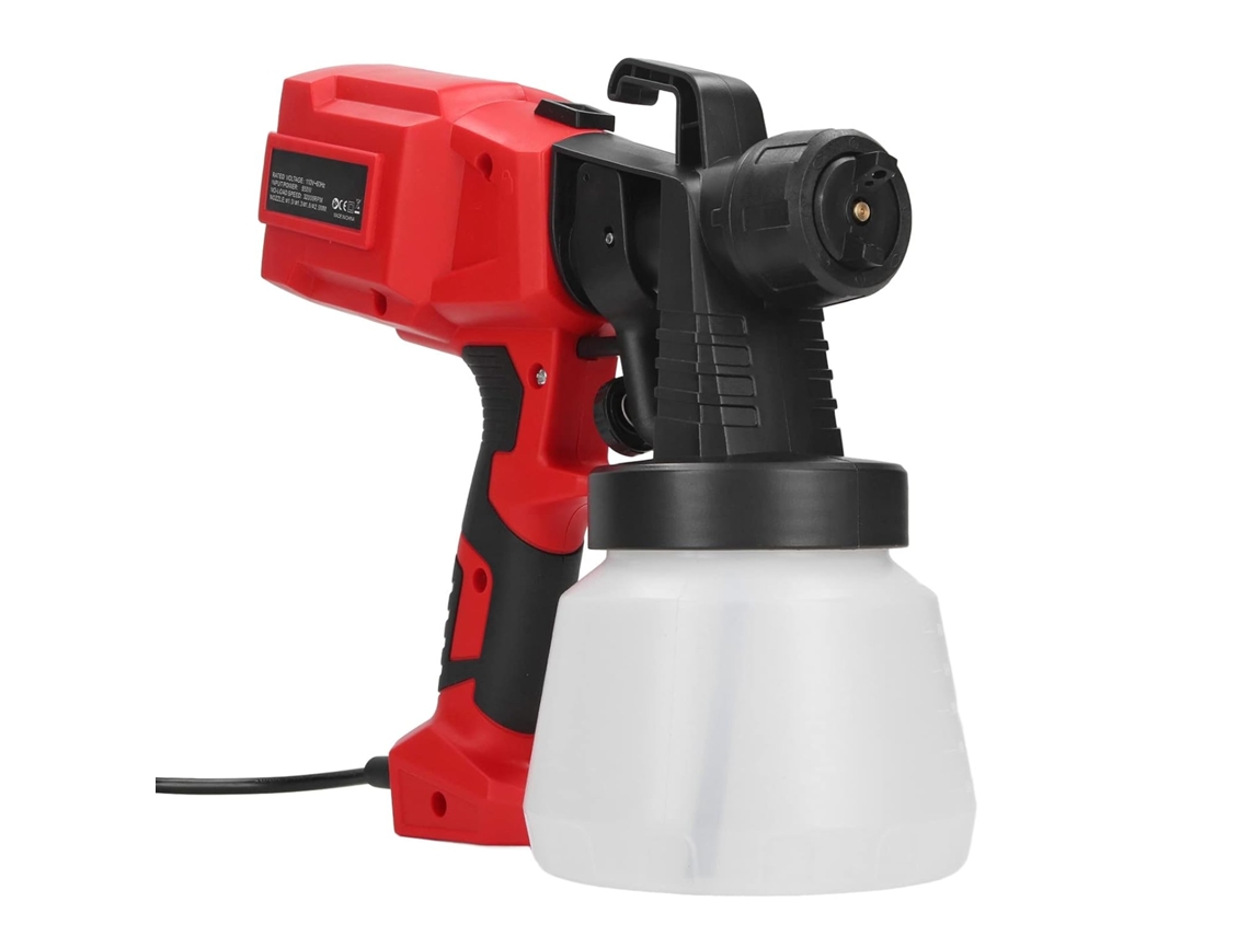 Pistola De Pintura Elétrica (800 Ml, 220 V, 50 Hz), Com Bico De Atomização De Alta Qualidade.