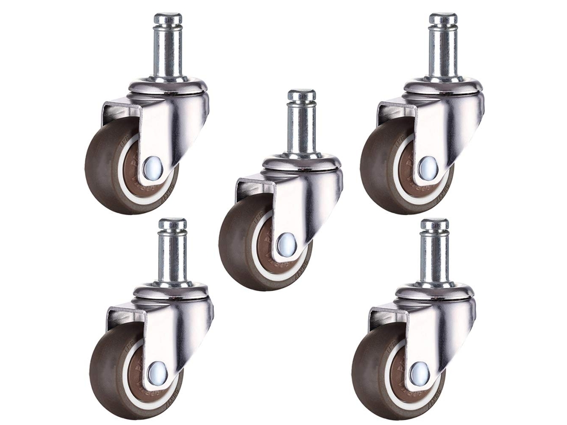 Eforçados Para Cadeiras De Escritório, Rodízios Gira, 38 Mm, 50 Mm, Borracha, Giratórios, 360 Graus
