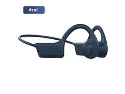 Fones de Ouvido Bluetooth de Condução Óssea, IPX55, Microfone, Azul MDUG
