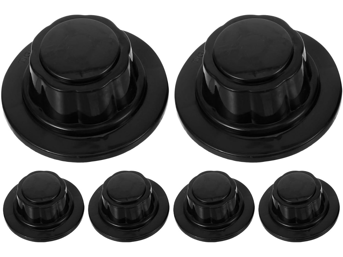 Conjunto De 6 Porcas De Ventoinha Reutilizáveis De 12/14/16 Polegadas