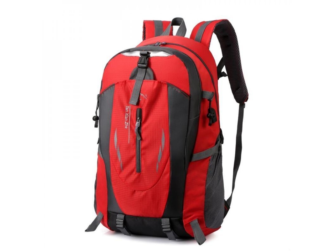 Rebe-mochila Universal Para Homem E Mulher Impermeável Para Viagem Ao Ar Livre Leve Com Fecho Zíper Ajustável Rojo