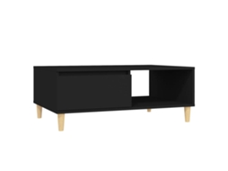 Mesa de centro 90x60x35 cm Derivados de Madeira Preto MAISON EXCLUSIVE