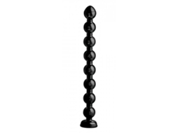 Dildo Anal Cobra De 48 Cm (19 Polegadas) De Espessura, Com Contas E Mangueira.