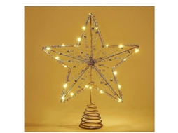 Enfeite De Estrela Para Árvore De Natal Com Contas Douradas Requintadas Para Natal, Festas, Feriados E Decoração De Casa. Loja Olysi
