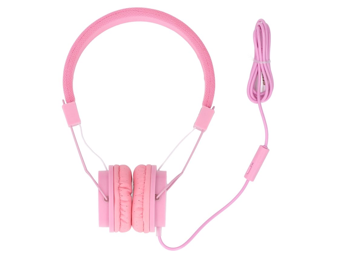 Headset LAXISCREED Fio 3.5mm Rosa