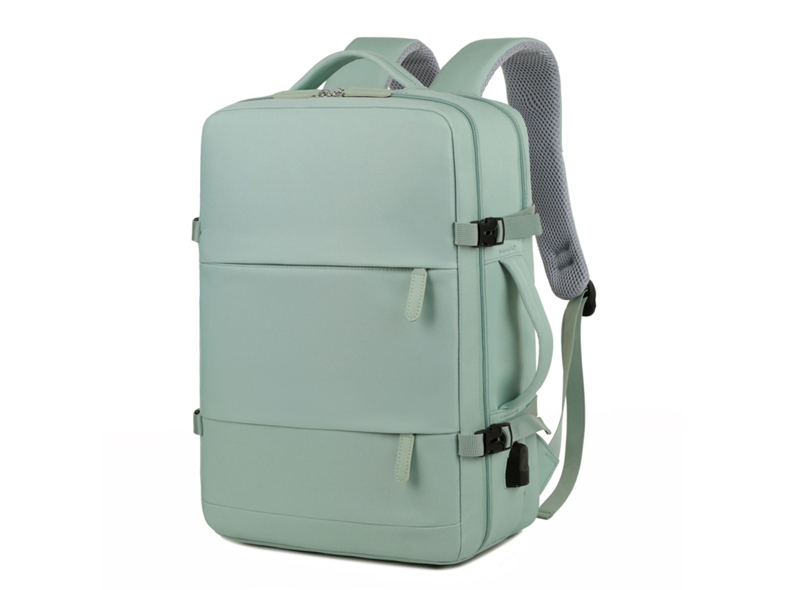 Mochila Hexinyigjly De Viagem Impermeável Para Portátil | Compatível Com 15.6 Polegadas Verde