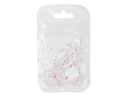 300 Peças De Decoração De Unhas Com Pérolas Mistas Em Tamanhos Diy De Meio Grão Com Fundo Plano Para Artesanato