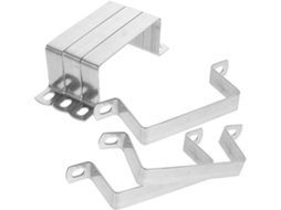 Suporte Para Tubos Em Aço Inoxidável Com 6 Peças E Grampos Em U Reforçados.
