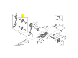 Shimano Pulley Guide/tension Deore M6000