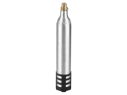 Laxiscreed Cilindro De Refrigerante De 0,6 L Para Sodastream, Recarregável Com Capa De Silicone Preta