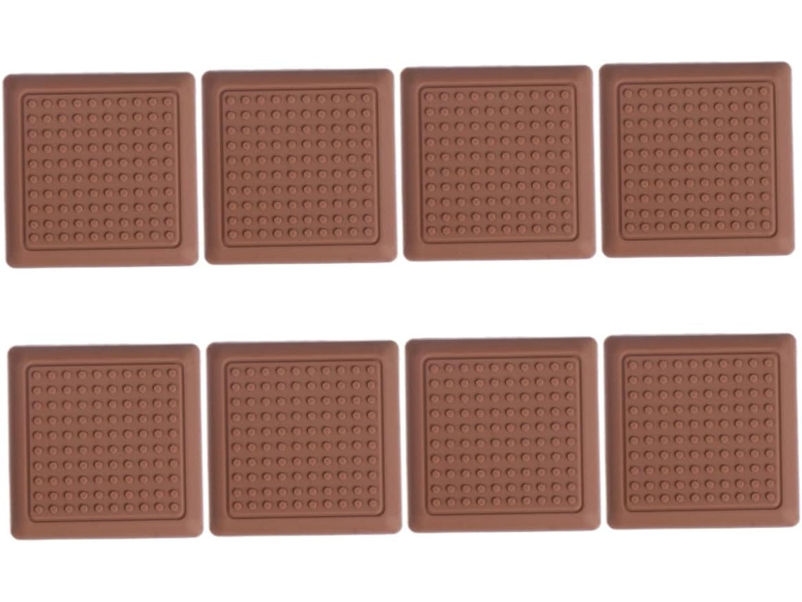 Lalafina Conjunto De 8-protetores Pés Móveis Em Silicone Autoadesivos Para Cadeiras Jantar E Tapetes