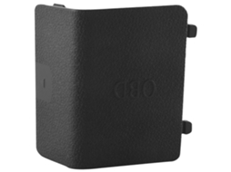 Tampa De Diagnóstico Obd Preta Para Painel Lhd_yua