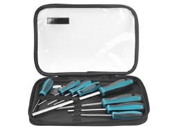 Yuru 8pcs Chave de Fenda Hexagonal com Cabeça Magnética Aço 60 Ferramenta Manutenção com Bolsa de Armazenamento