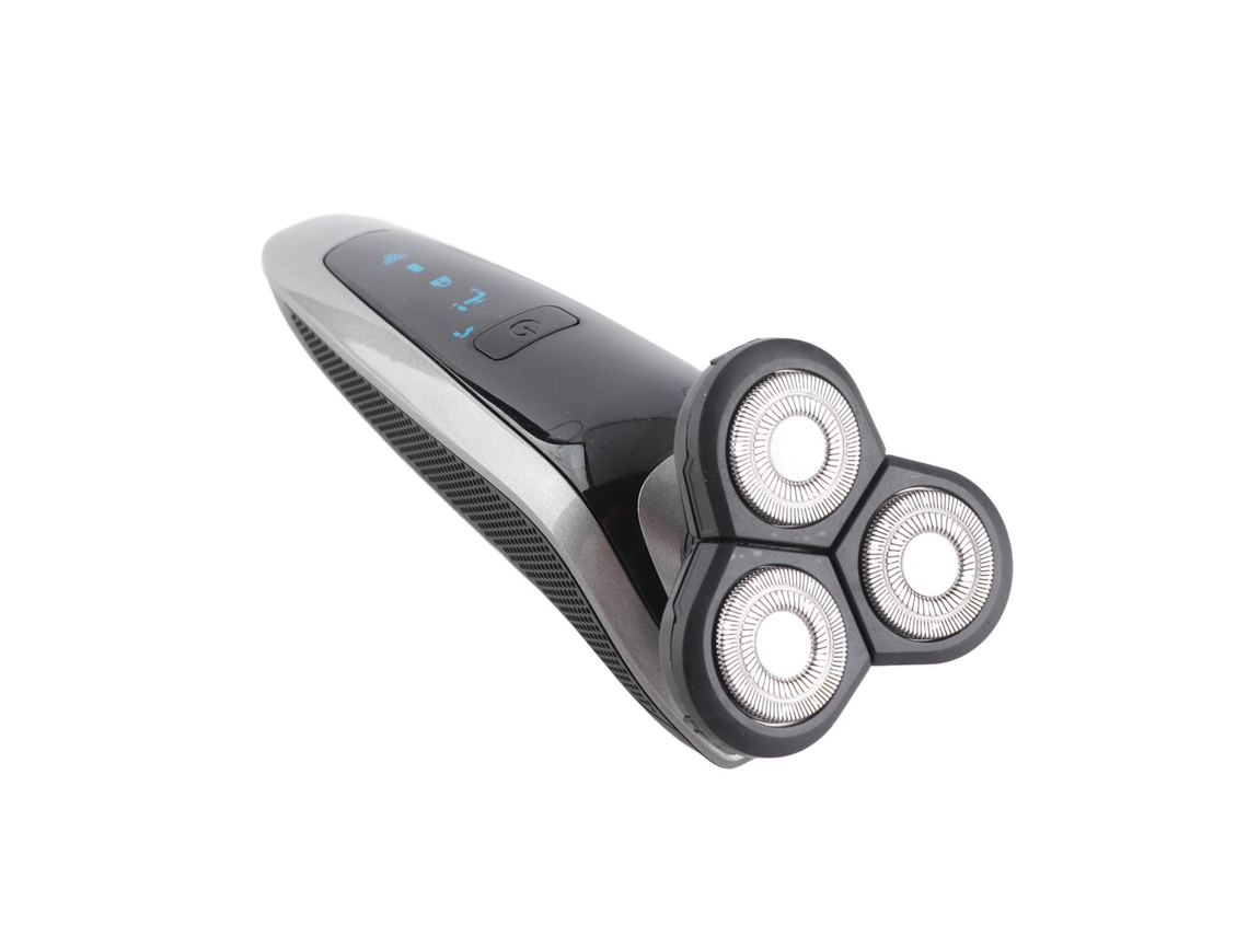 Aparelho De Barbear Elétrico 4d Float Head Para Homens, Úmido E Seco, Recarregável Com Cortador De Cabelo Nasal