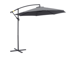 Base per Ombrellone in cemento 14 kg supporto rotondo diametro 35 mm in nero