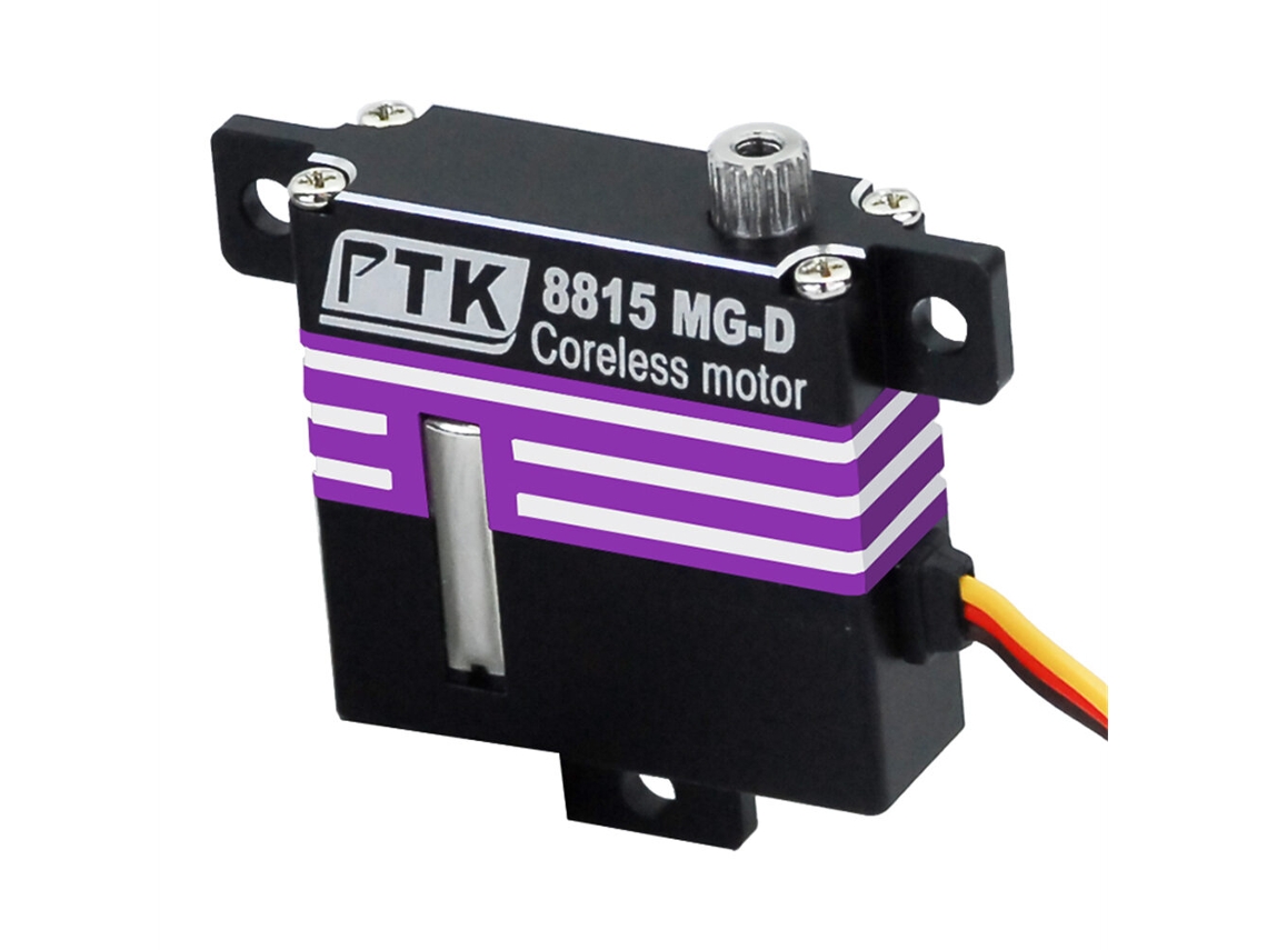Servo Ptk 8815 Mg d 15kg com Engrenagens Totalmente Metálicas Planadores Asa Fixa, Aeromodelos Rc, Programável, Elevado Binário e À Prova Água. MDUG