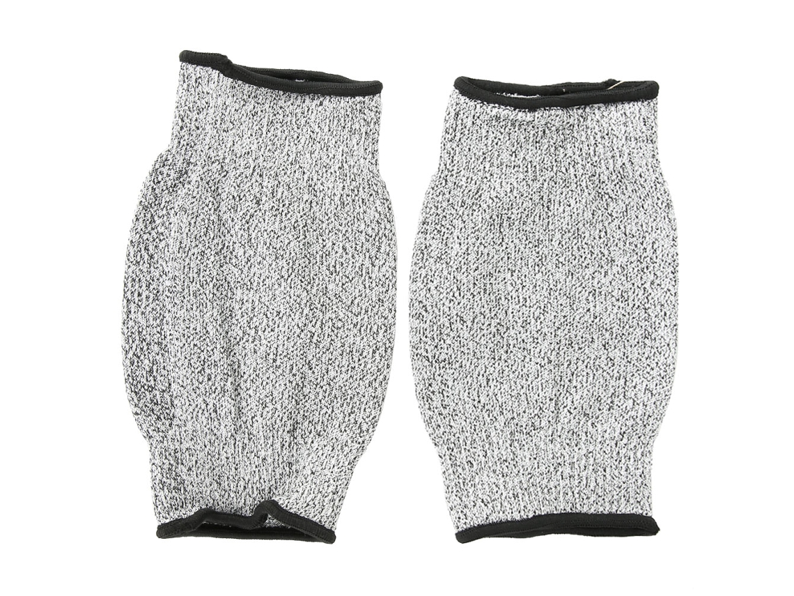 1 Par De Protetor De Braços Corta Resistente Anti-desgaste Manga Larga Luvas De Trabalho (20cm)