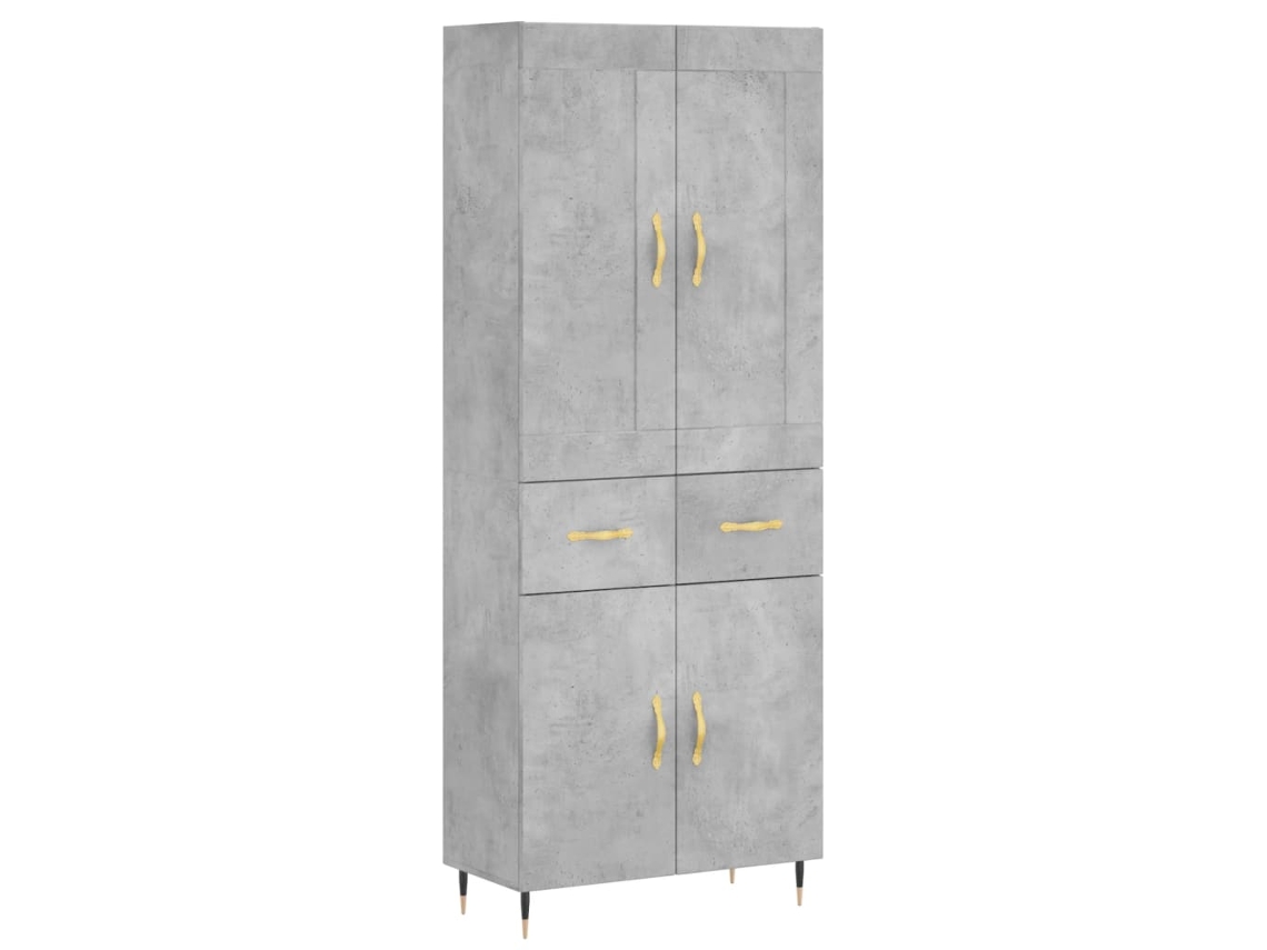 Highboard, Highboards Vidaxl Cinzeto Madeira Processada (n/a)
